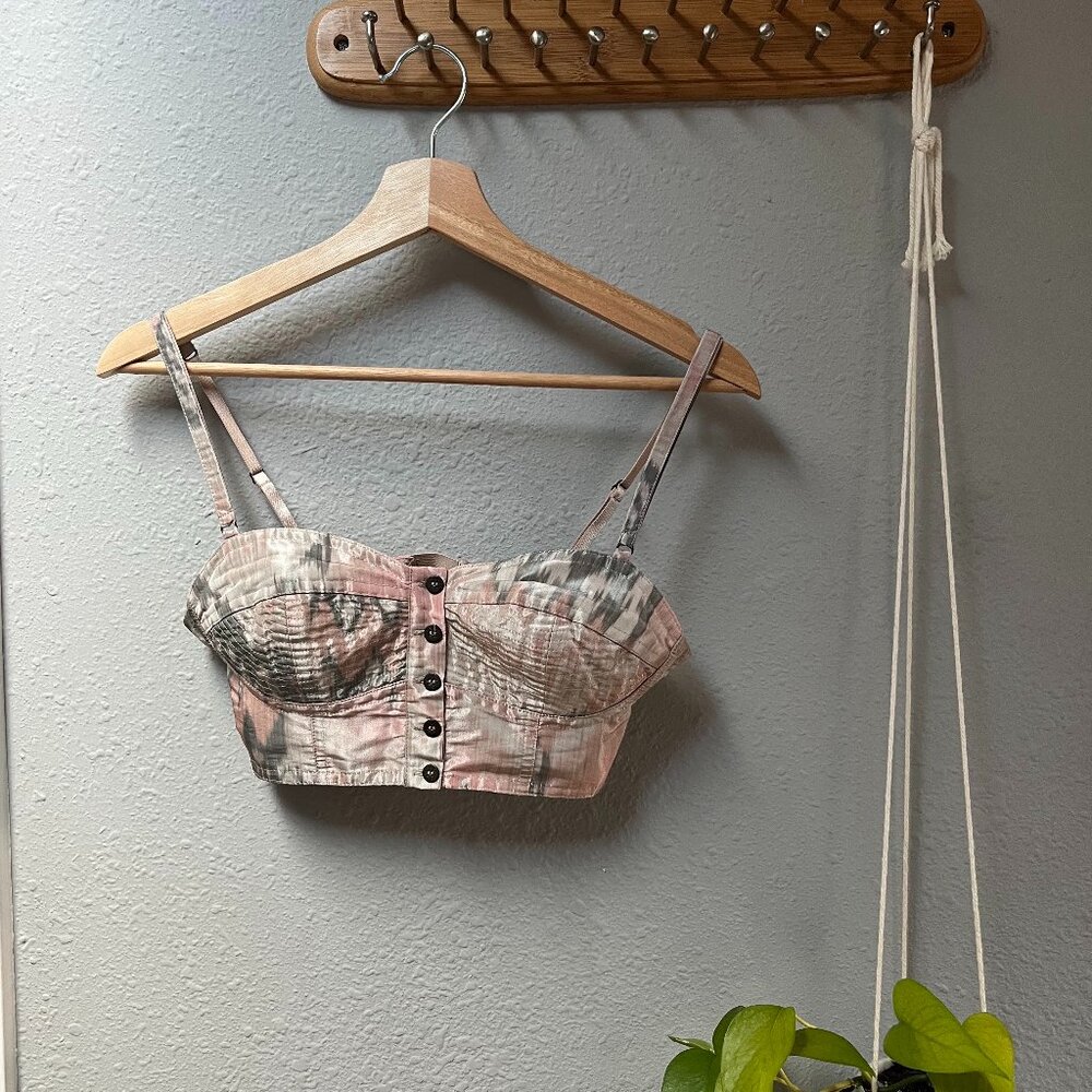Allsaints Spitalfields Bustier Crop Top (4)